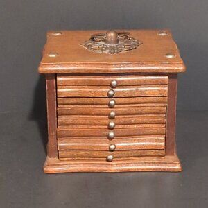 8 pc. Wood and Cork Coasters